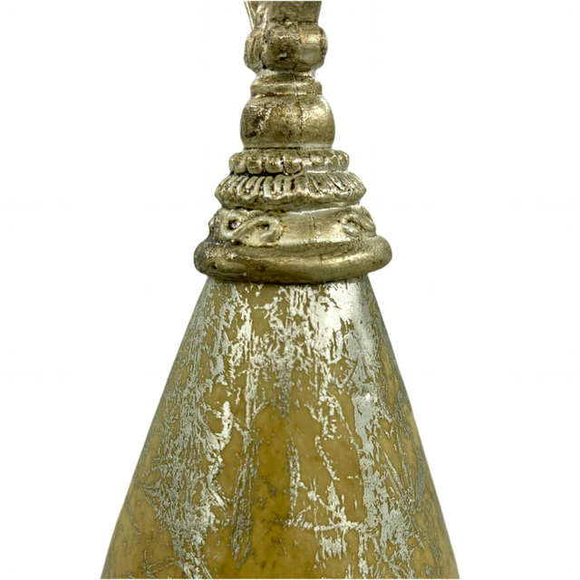 8-10" Gold Antique Finial Ornament