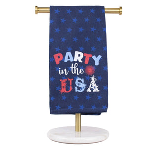 20"x28" Party In The USA Hand Towel | Red, White, & Blue