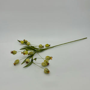 31" Green Rosehip Stem