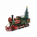 5" Iron Train with Snowy Tree