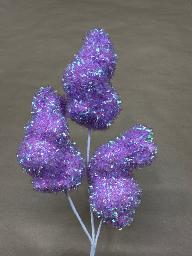 12" Tinsel Bunny Pick | Blue | Lavender | Pink | Yellow