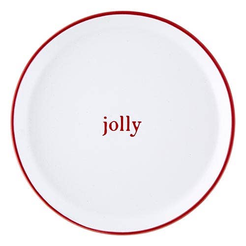 Face to Face Holiday Appetizer Plates, Set of 4