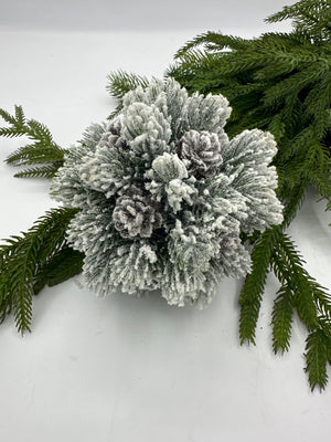 5.5” Snow | Pine Cone | Ball