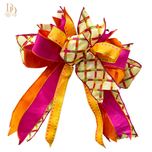 20" Mango Tango Designer Handtied Bow