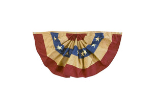48" x 24" Burlap Patriotic Bunting
