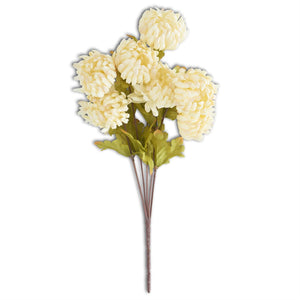 21" Mum Bush | Cream or Rust