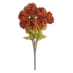 21" Mum Bush | Cream or Rust