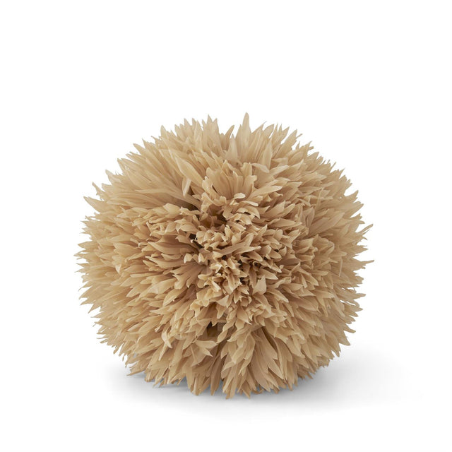 5" Decorative Allium Ball | Orange | Tan