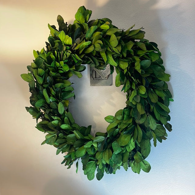 Preserved Laurel Wreath, 16"
