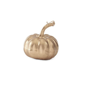 3.75" Mini Gold Pumpkin