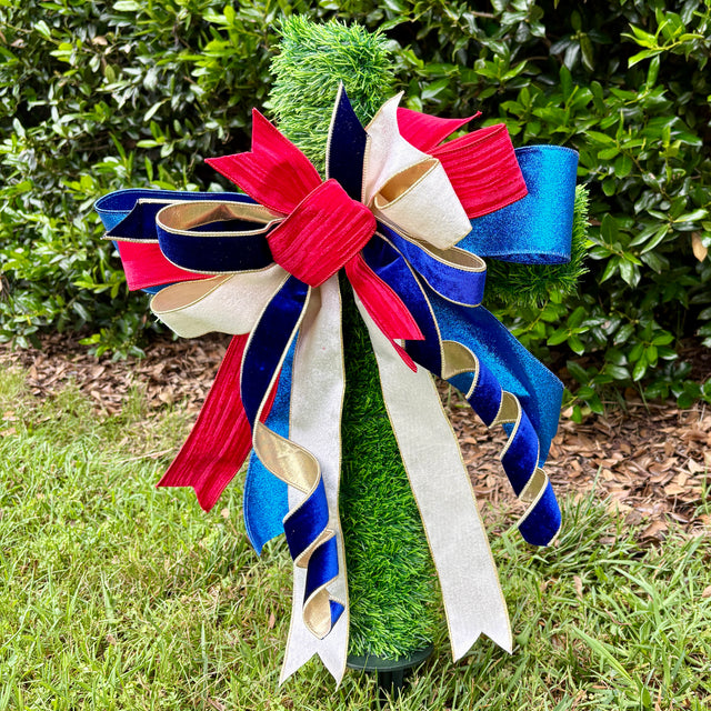 18" American Pride Handtied Designer Bow