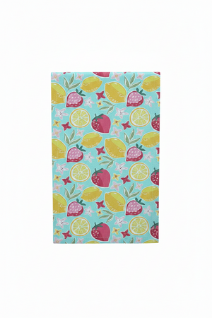 13"x72" Strawberries and Lemon Table Runner