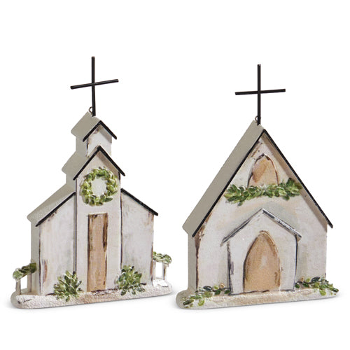 6" Church Ornament | Two Styles of Peaceful Holiday Charm