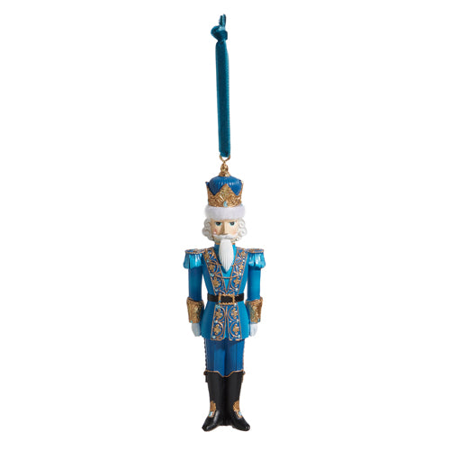 5.75" Royal Blue Nutcracker Ornament