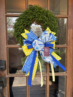 18" Green Tea Leaf Boxwood Wreath