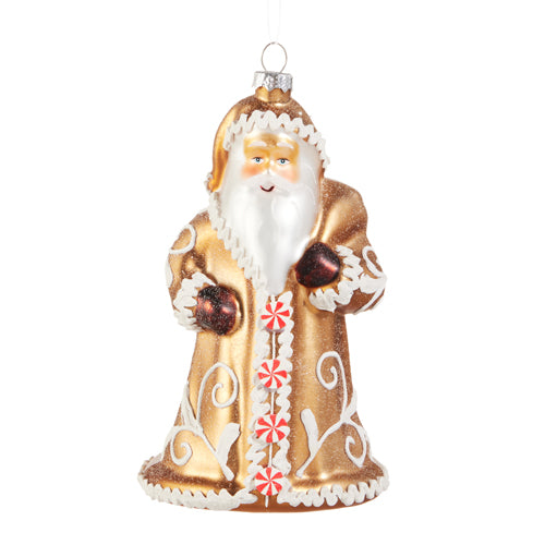 6" Gingerbread Santa Ornament | Sweet Holiday Nostalgia