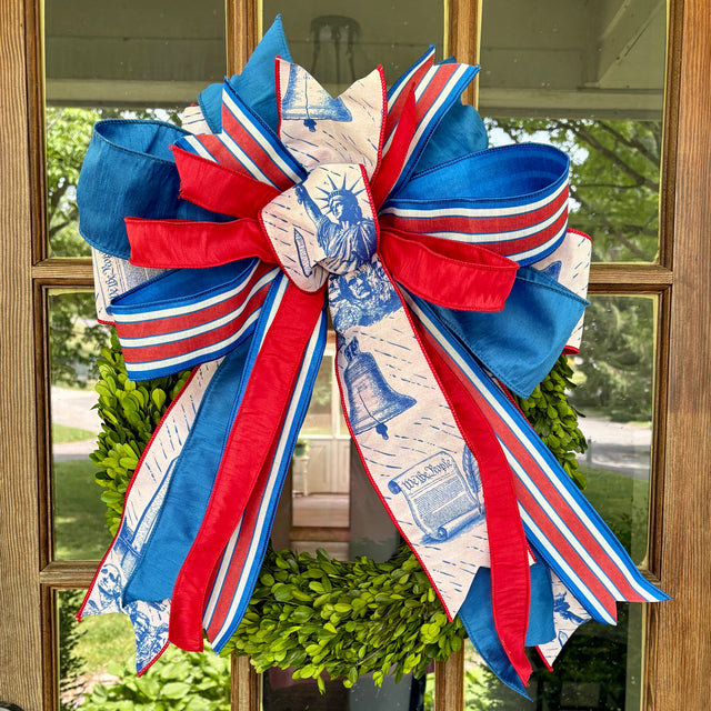 20” USA Icons Patriotic Bow