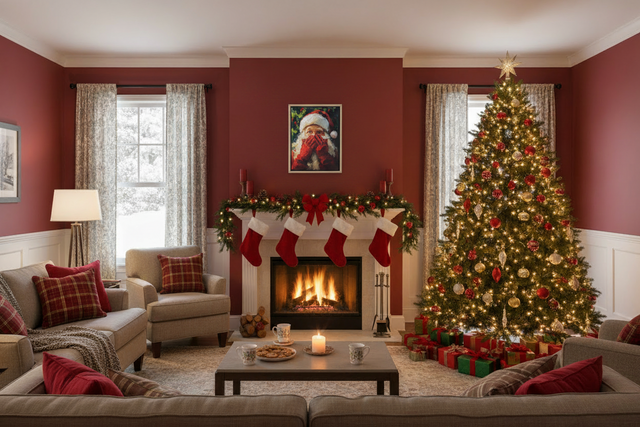 9.5" Santa's Secret Wall Art