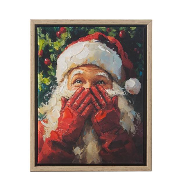 9.5" Santa's Secret Wall Art