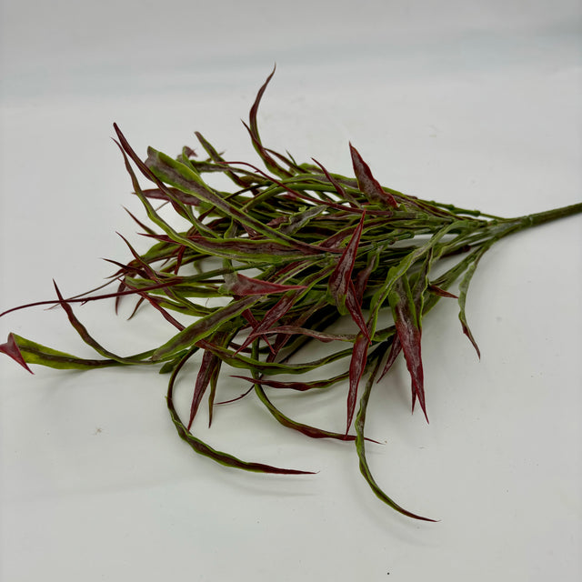16" Red/Green Flat Grass Bush