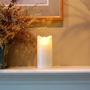Battery-Operated 7" Pillar Candle with Moving Flame