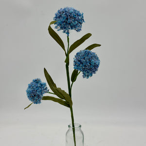 20" Wild Foam Allium Spray | Blue Cream Lavender Pink