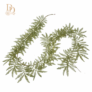 60" Glitter Phoenix Fern Garland