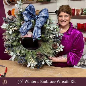 30" Winter's Embrace Wreath Kit