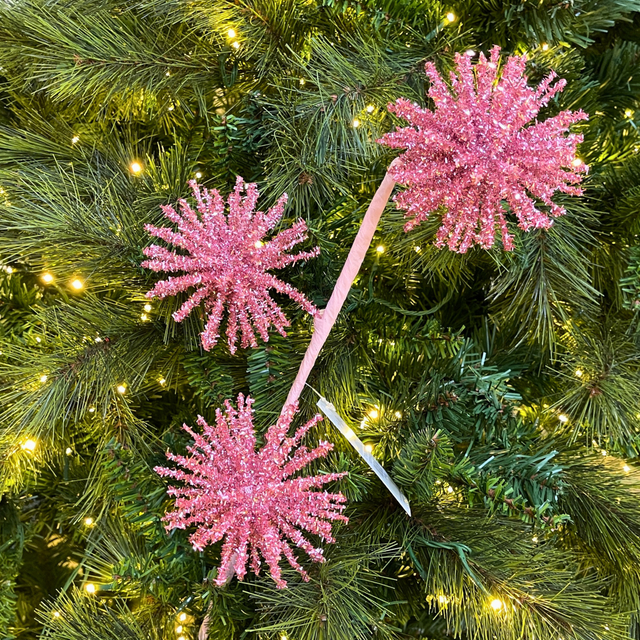 23" Pink Spike Spray