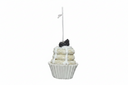 2" Cake Poly Ornament