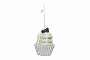 2" Cake Poly Ornament