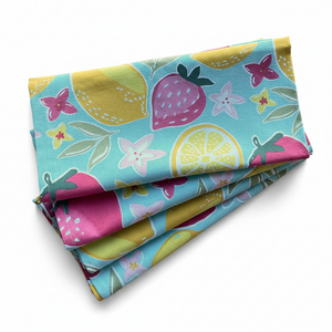 18"x18" Strawberries and Lemon Napkin Set/4