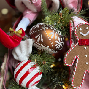 25" Gingerbread Spray