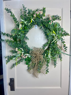 “Country Road” Designer Wreath 26"