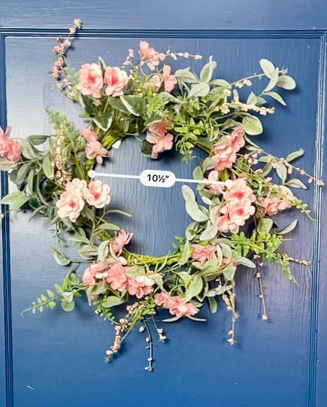 22" Apricot Blossom Designer Wreath
