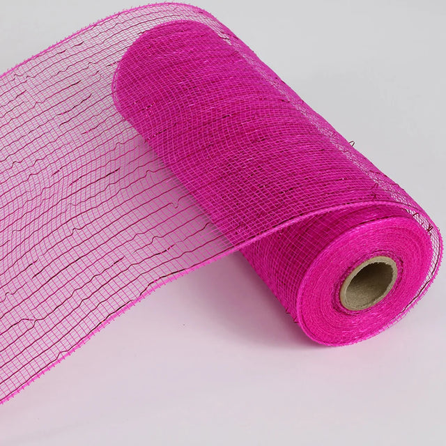 10" x 10YD Fuschia Metallic Decorating Mesh