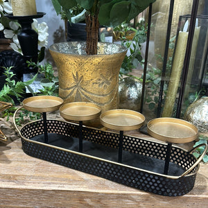 14" Pillar X4 Candle Holder