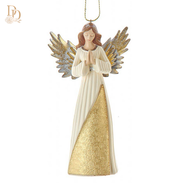 6” Gold Angel Ornaments