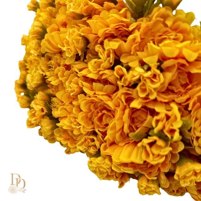 16" Yellow Mum Bush