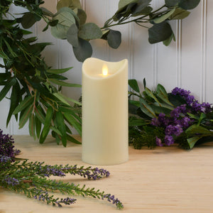 Battery-Operated 7" Pillar Candle with Moving Flame