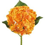 20" Natural Touch Orange Hydrangea