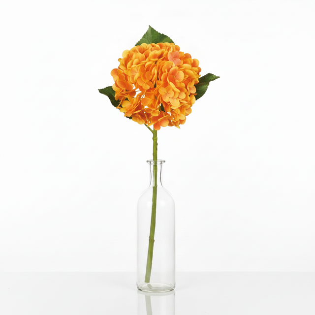 20" Natural Touch Orange Hydrangea