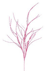 30" Glitter Twig Spray | Two Colors Available
