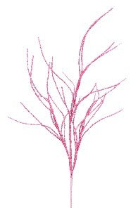 30" Glitter Twig Spray | Two Colors Available
