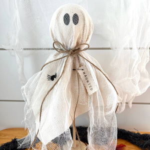 Rustic Primitive Halloween Ghost Decor | Extra Large or Large