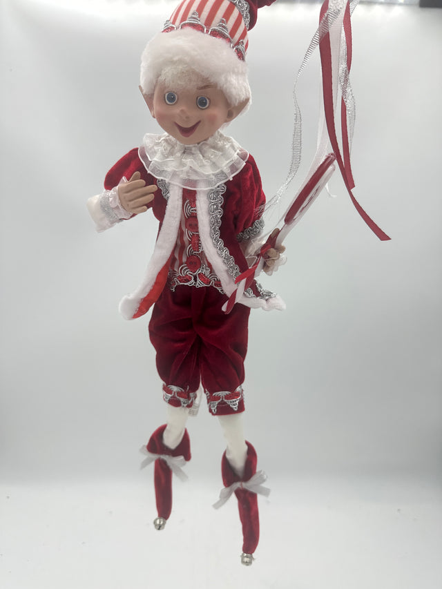 16" Red/White Candy Shop Elf