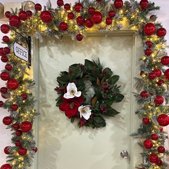 Frosted Christmas Garland
