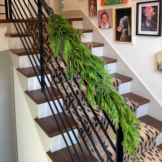 48" Cyprus & Norfolk Pine Garland