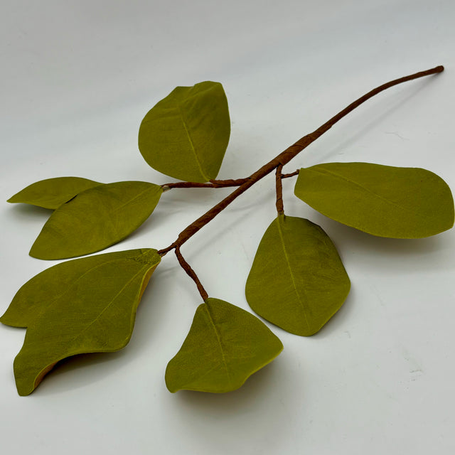 22" Magnolia Leaves Stem