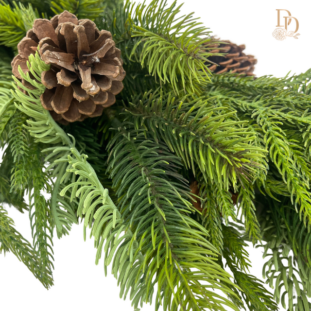 27" Real Touch Norfolk, Spruce & Juniper Teardrop